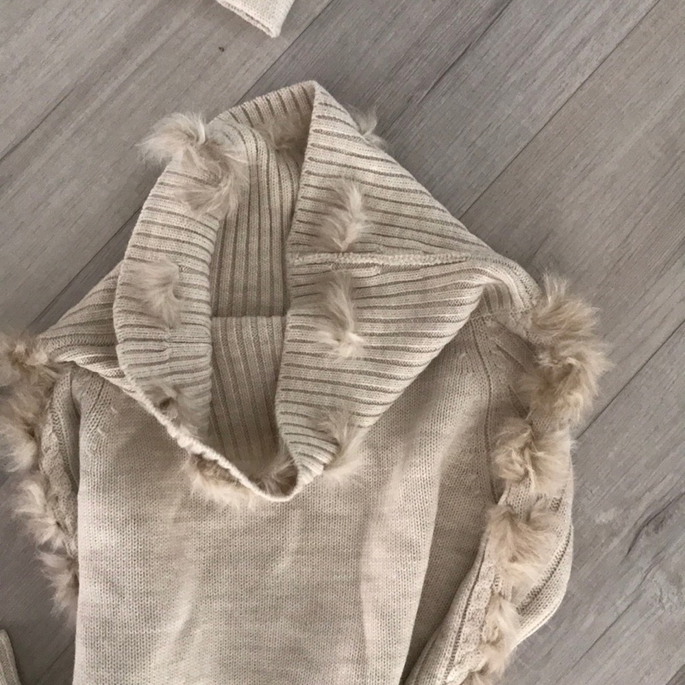 New Woman’s 100% Wool Set Sweater Skirt Size M - Picture 4 of 5